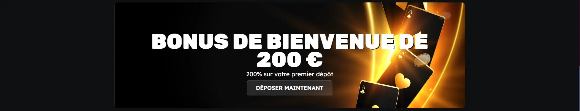 Offre de bienvenue Betzino