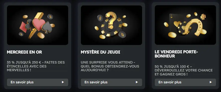 Promotion LE VENDREDI PORTE-BONHEUR sur Betzino